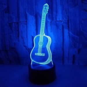 3D Guitar lampe
