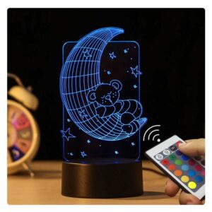 3D natlampe til børn