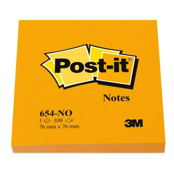 3M Post-it Notes 76x76 Neonorange