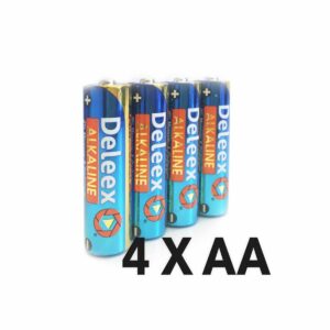 AA Alkaline Batterier 4 stk.
