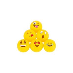 Beer Pong bolde med emojis - 6 stk