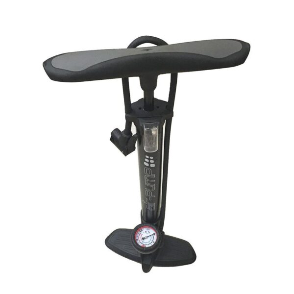 Cykelpumpe 8 bar/120 PSI m/manometer (fodpumpe)