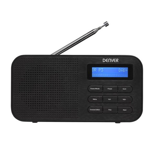 Denver DAB-42 FM/DAB+ radio - Sort/Hvid