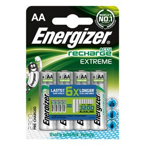 Energizer Extreme genopladelig AA batteri
