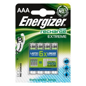 Energizer Extreme genopladelig AAA batteri