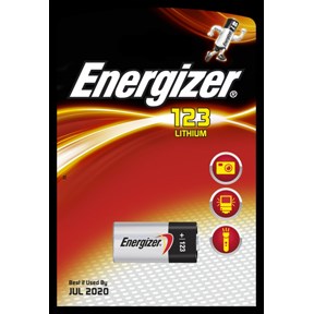 Energizer Lithium "Photo" batteri CR123