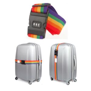 Farverig kuffertrem med eller uden kodelås