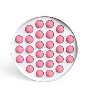 Fidget Toys - Pop It Bubbles - Hvid Cirkel (flere farver)