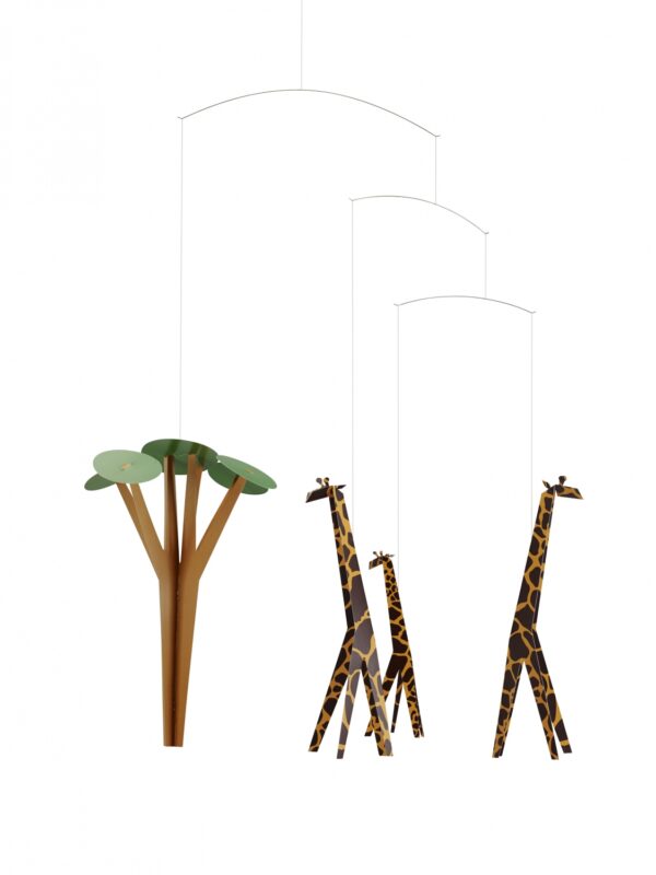 Flensted Mobile Giraffer på savannen