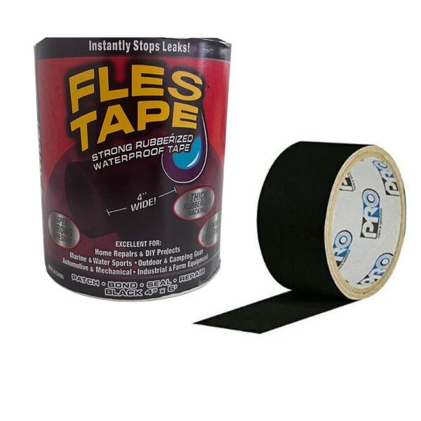 Fles Tape - stærk vandtæt gummi tape (10 cm. x 1.5m)