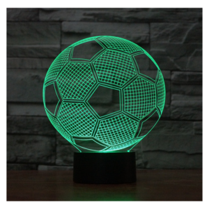 Fodbold 3D lampe