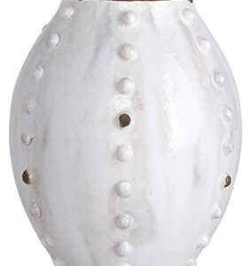 House Doctor Vase, Knots, hvid, dia. 12 cm, h. 16 cm