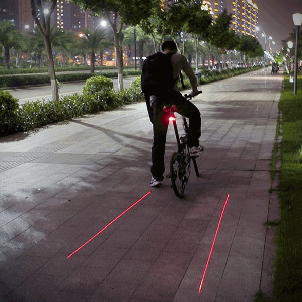 Laser Baglygte Til Cyklen