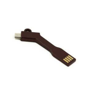 Lightning til mini USB kabel, nøglering Grøn