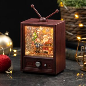 Lysende Julepynt med Glimmer - TV med Lyd