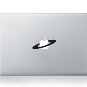 MacBook sticker Saturn Ringe