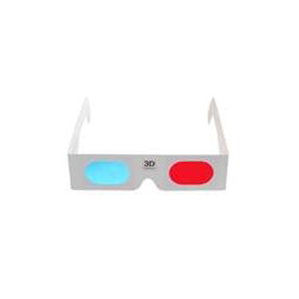Pap 3D-Briller Rød/Cyan (blå) 10 stk.