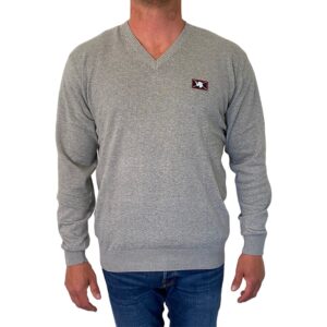 Sweatshirt Wilford Knit fra Vinson Camp i Grey Melange