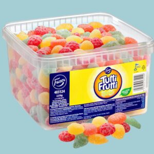 Tutti Frutti Sour Bland-selv slik i kasser 2 kg