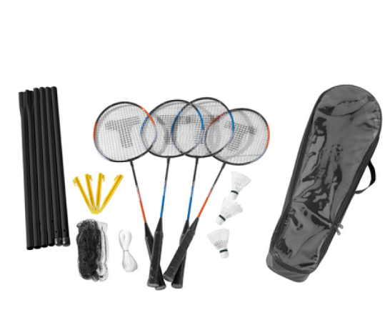 Badminton sæt inkl. net