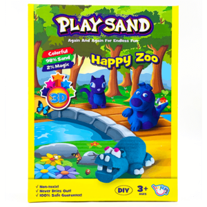 Kinetic Sand, Happy Zoo, 500 g (2 farver)