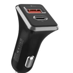 SERO Adaptor til bil, USB 3.1A, Sort