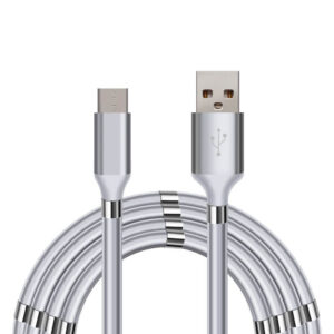 SERO PD magnetisk kabel, USB til USB-C, 1m, hvid