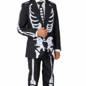 Suitmeister Boys Skeleton Grunge Black XL