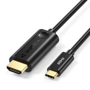 Choetech 1,8m USB-C - HDMI 4K/60Hz Kabel, Sort