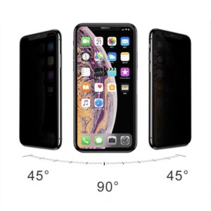 SERO skærmbeskyttelse af hærdet glas (Privacy) til iPhone 14 Pro Max 6.7" sort