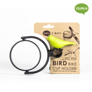 Qualy Bird Bike Cup Holder, Grøn