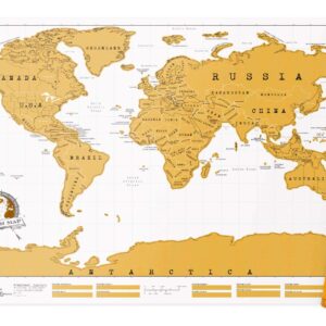 Verdenskort som skrabes - SCRATCH MAP