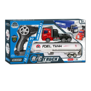 Fjernstyret Lastbil med trailer 1:48 - model "Fuel-Tank" eller "Conveyance" -