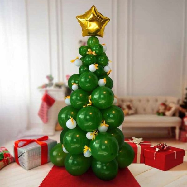 Ballon juletræ DIY