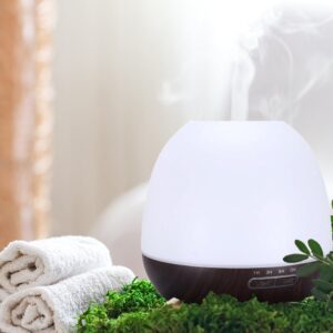 Aroma Diffuser 400 ML m/fjernbetjening - Stilren og smuk - 2 farver -