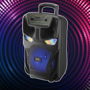 Soundbox 8" - LED-lys og Mikrofon